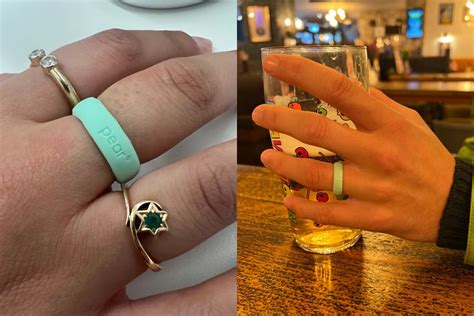 Pear social experiment - Singles ready to mingle in the United States, organically meeting while wearing the World’s largest Social Experiment - the Pear Ring.